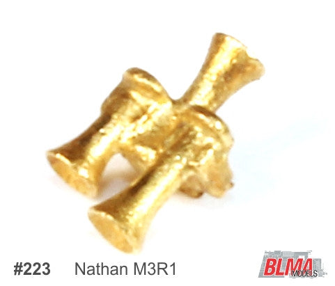 BLMA N, Detail Parts-Air Horns - Nathan M3R1 (2 per pack)