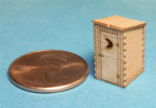 BLMA N 601 Out Houses - Laser Cut Wood 2 per pack