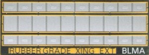 BLMA N 78 Modern Grade Crossing, Extension - Rubber