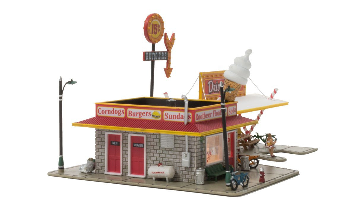 Woodland Scenics N BR4929 Built Up Drive N Dine