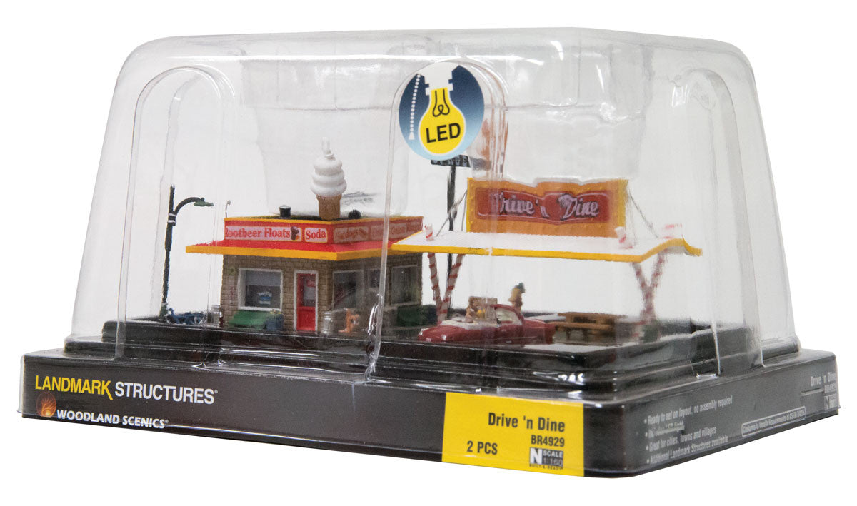 Woodland Scenics N BR4929 Built Up Drive N Dine
