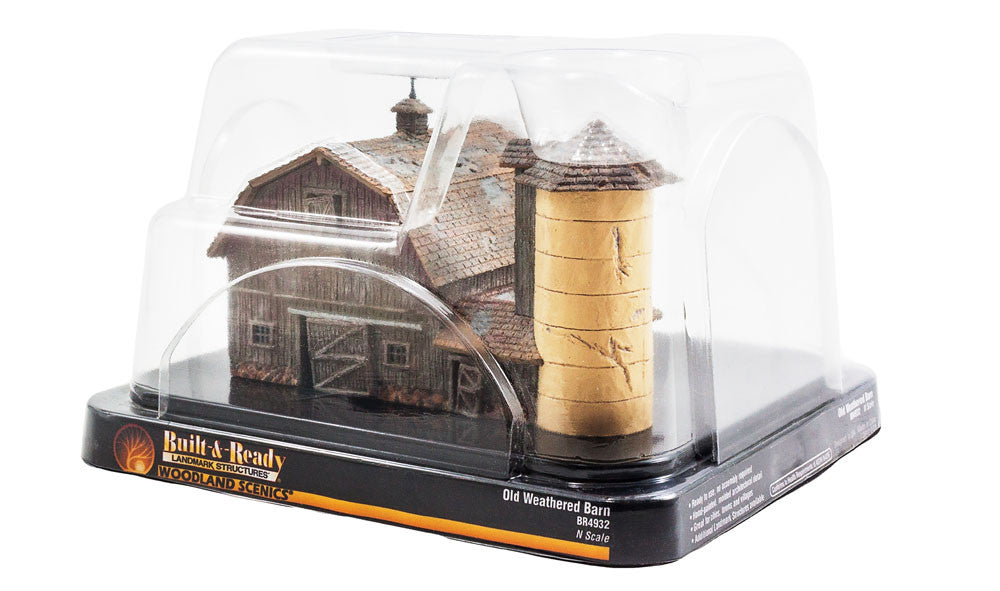 Woodland Scenics N BR4932 Built Up Weathered Barn