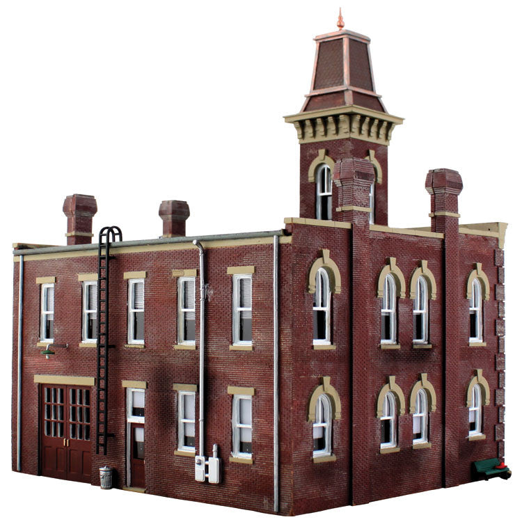 Woodland Scenics N BR4934 Built Up Firehouse