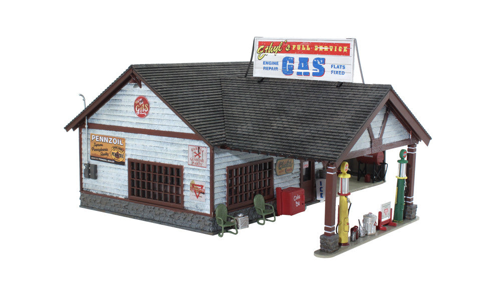 Woodland Scenics N BR4935 Built & Ready Ethyl's Gas & Service