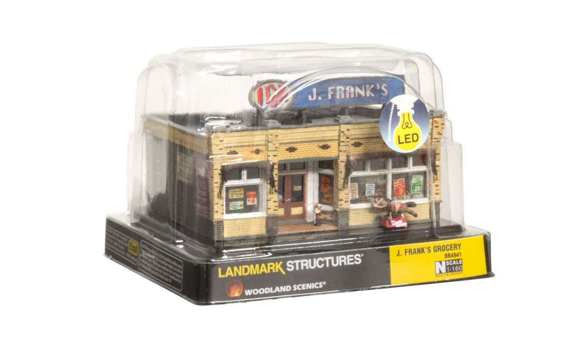 Woodland Scenics N BR4941 Built Up Frank's Grocery
