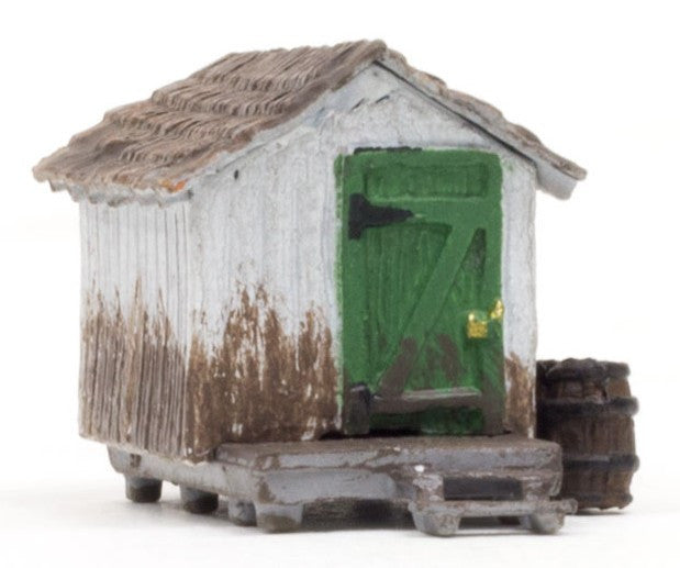 Woodland Scenics N BR4948 Built-&-Ready Landmark Structure Wood Shack Assembled