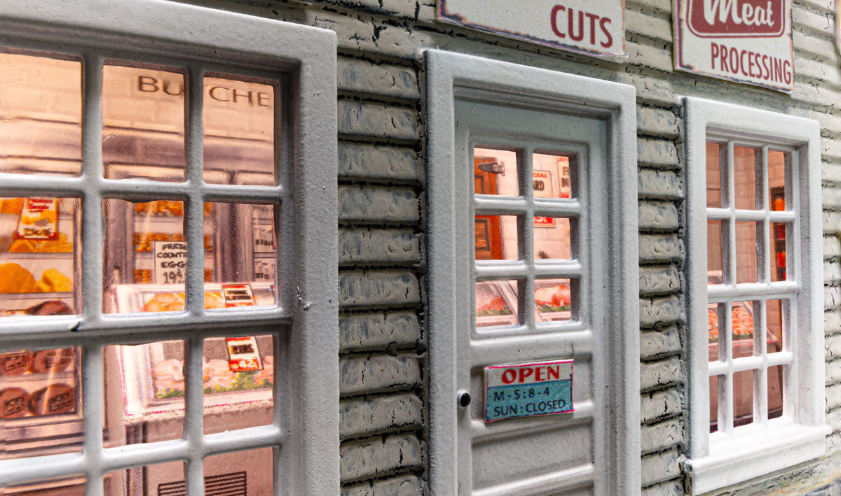 Woodland Scenics N BR4958 Built Up Carver's Butcher Shoppe