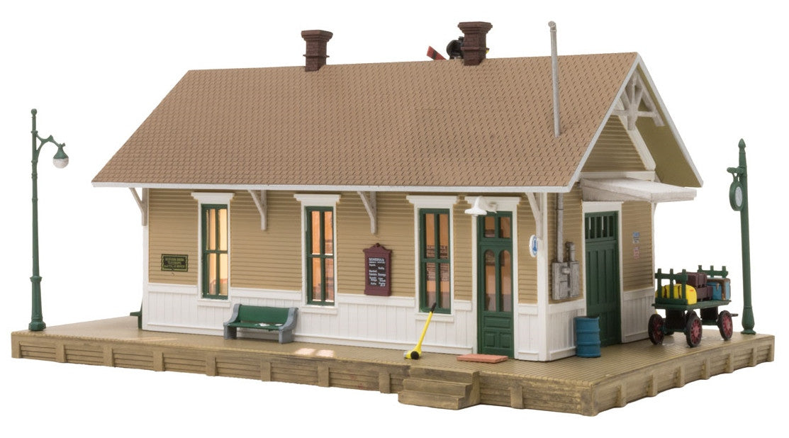 Woodland Scenics HO BR5023 Built Up Dansbury Depot