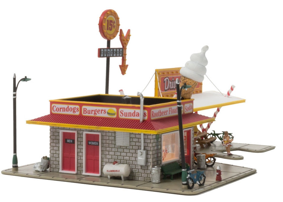 Woodland Scenics HO BR5029 Built Up Drive 'n Dine
