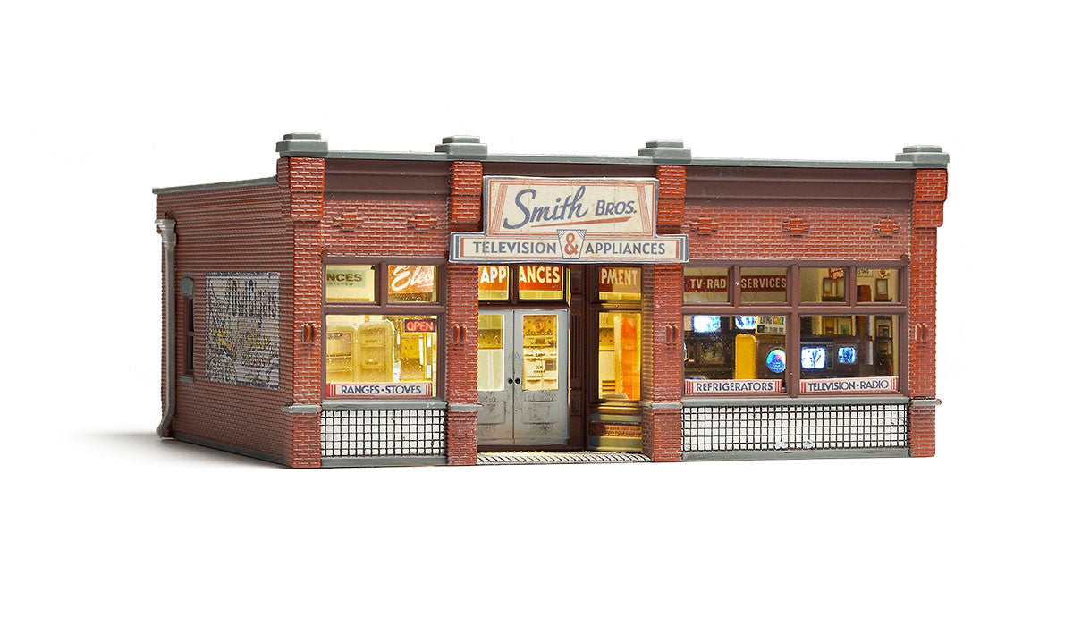 Woodland Scenics HO BR5069 Built Up Smith Brothers TV & Appliance