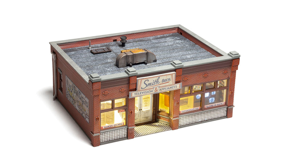 Woodland Scenics HO BR5069 Built Up Smith Brothers TV & Appliance