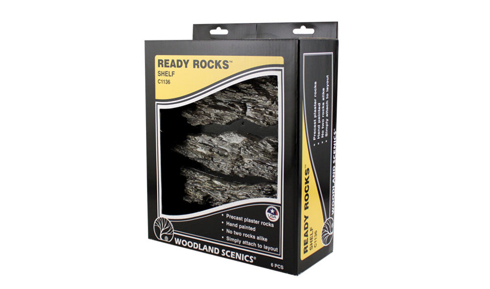 Woodland Scenics C1136 Ready Rocks - Shelf