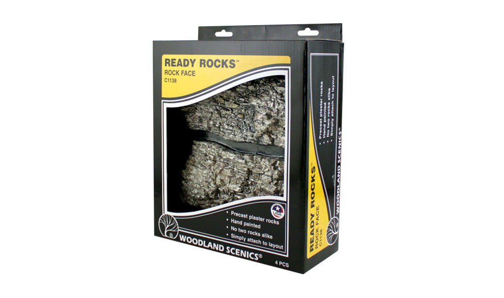 Woodland Scenics C1138 Ready Rocks - Rock Face