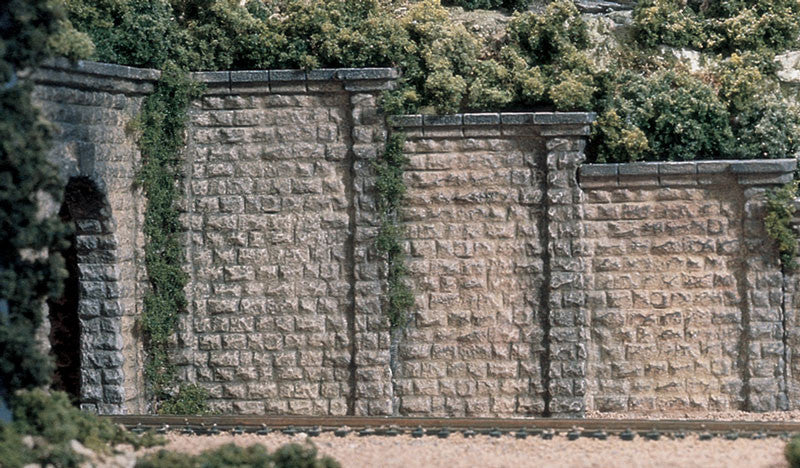 Woodland Scenics HO C1259 Retaining Wall Cut Stone