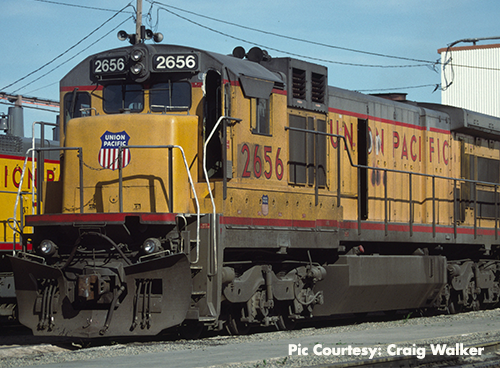 Rapido Trains Inc HO 42626 DCC/ESU LokSound V5 Equipped GE C36-7 Locomotive Union Pacific '1996 Renumber' UP #2609