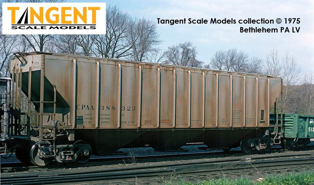 Tangent Scale Models HO 21035-11 Pullman-Standard PS-2 4427 High Side Covered Hopper Canadian Pacific 'NA Delivery 1-1970' CPAA #388314
