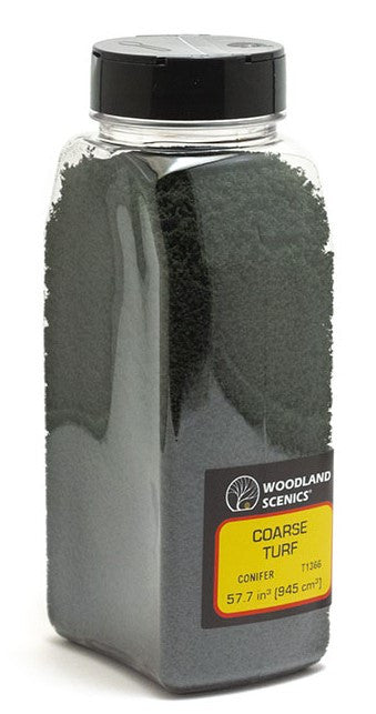 Woodland Scenics T1366 Coarse Turf - Shaker - Conifer