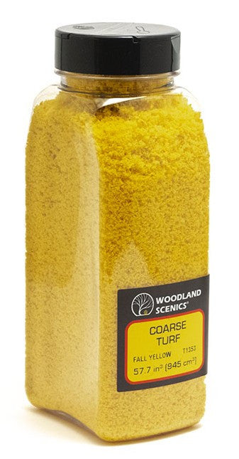 Woodland Scenics T1353 Coarse Turf - Shaker - Fall Yellow