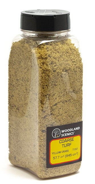 Woodland Scenics T1361 Coarse Turf - Shaker - Yellow Grass