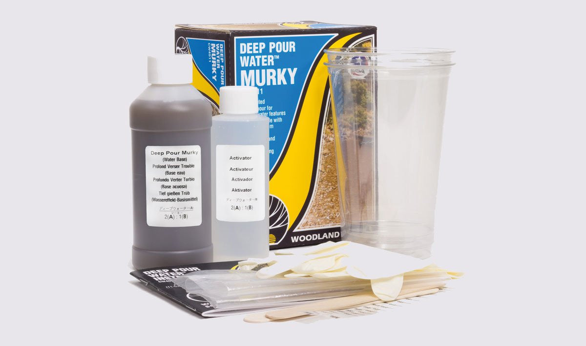 Woodland Scenics CW4511 Deep Water Pour - Murky