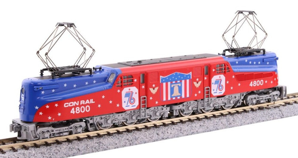 Kato N 137-2015 DCC Ready GG1 Electric Locomotive Conrail 'Bicentennial Scheme' CR #4800