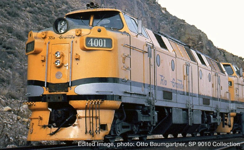 PIKO HO 97817 DCC/Sound Equipped Krauss-Maffei ML4000 Diesel Locomotive Rio Grande D&RGW #4001 'Modified'