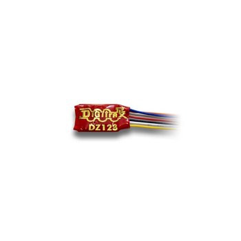 Digitrax N/HO DZ123 DCC Mobile Decoder 1 Amp 2 Function