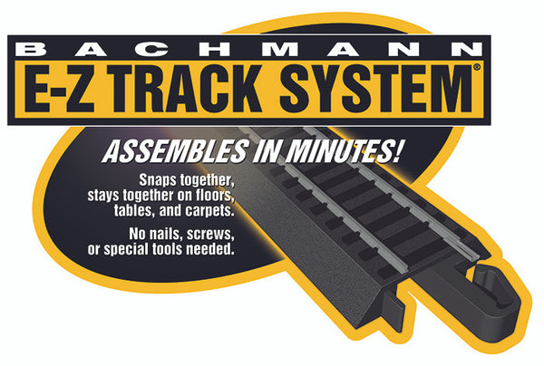 Bachmann HO 44561 Nickel Silver Rail/Gray Roadbed E-Z Track Remote