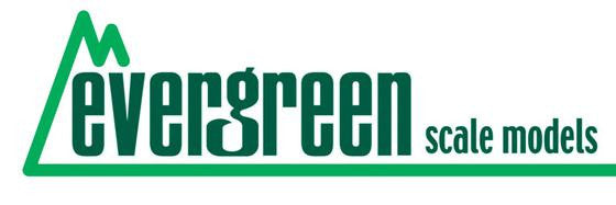 Evergreen Scale Models 4521 - .040" Thick .1875" Spacing Opaque White Polystyrene Standing Seam Roofing - 1 Piece