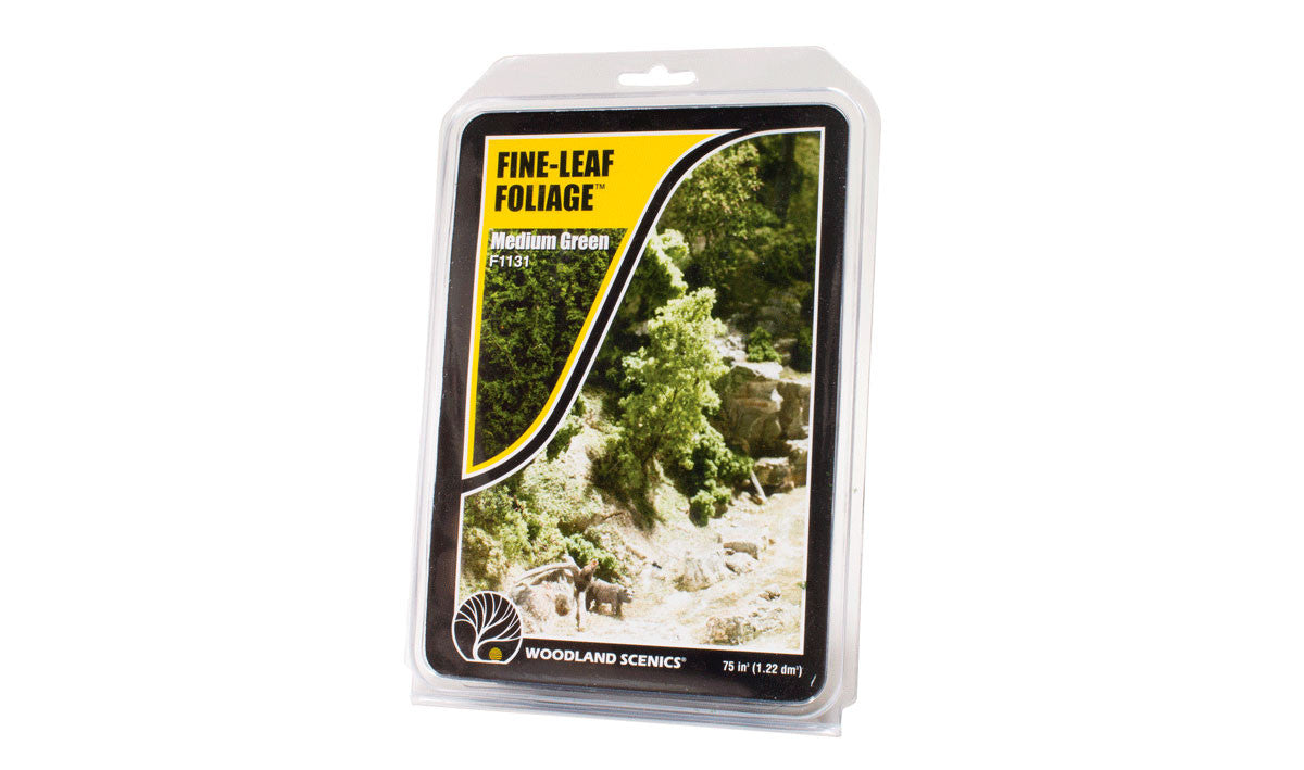 Woodland Scenics F1131 Fine Leaf Foliage - Medium Green