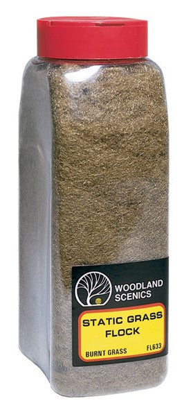 Woodland Scenics FL633 Static Grass Flock Shaker - Burnt Grass