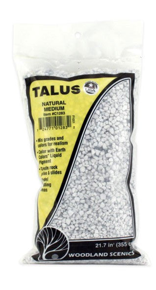 Woodland Scenics C1283 Talus - Medium - Natural - 21.7 cu.in Bag