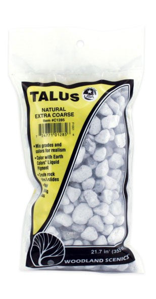 Woodland Scenics C1285 Talus - Extra Coarse - Natural - 21.7 cu.in Bag