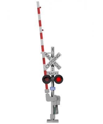 Details Plus HO H10102L Grade Crossing Signal w/20-ft Gate LED Lighted 1-Pair
