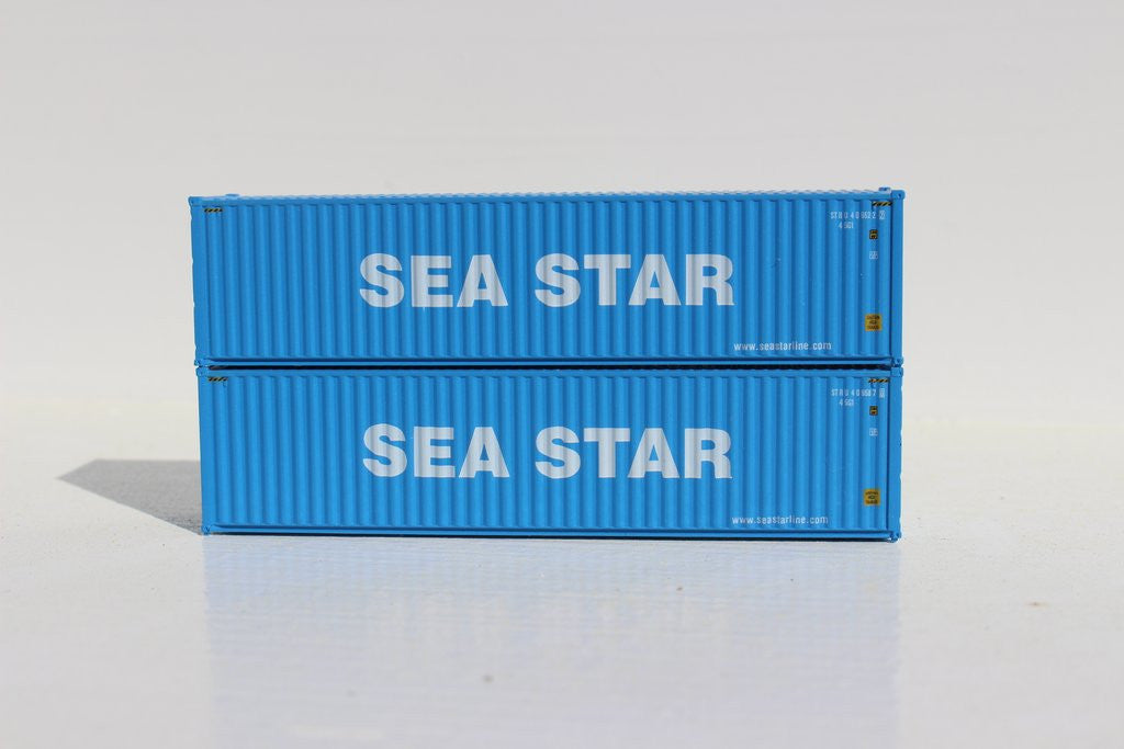Jacksonville Terminal Company N 405043 40' High Cube Container SEA STAR 2-Pack