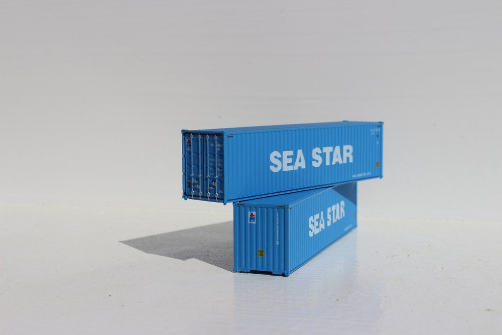 Jacksonville Terminal Company N 405043 40' High Cube Container SEA STAR 2-Pack