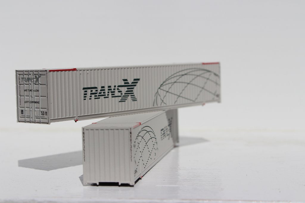 Jacksonville Terminal Company N 535063 53' High Cube Container TRANS X 2-Pack