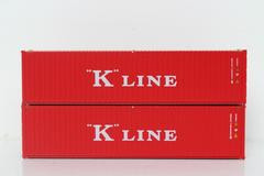 Jacksonville Terminal Company N 405011 40' High Cube Container K-LINE 2-Pack