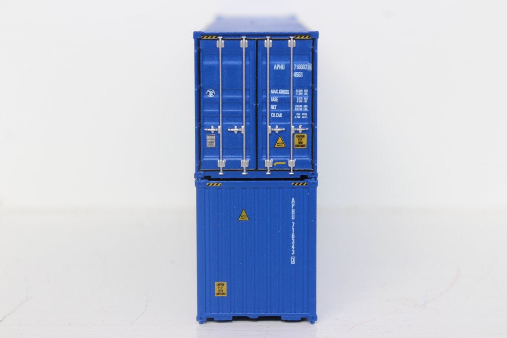 Jacksonville Terminal Company N 405071 40' High Cube Container APL no logo 2-Pack