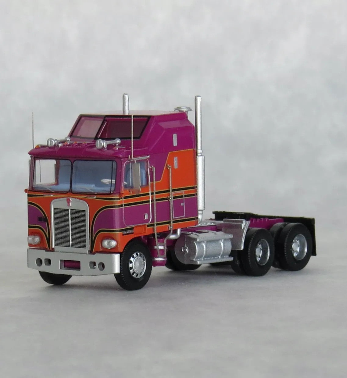 Trainworx N 41063 Kenworth K100 Tractor w/Aerodyne Sleeper Cab Salem Burgundy and Orange