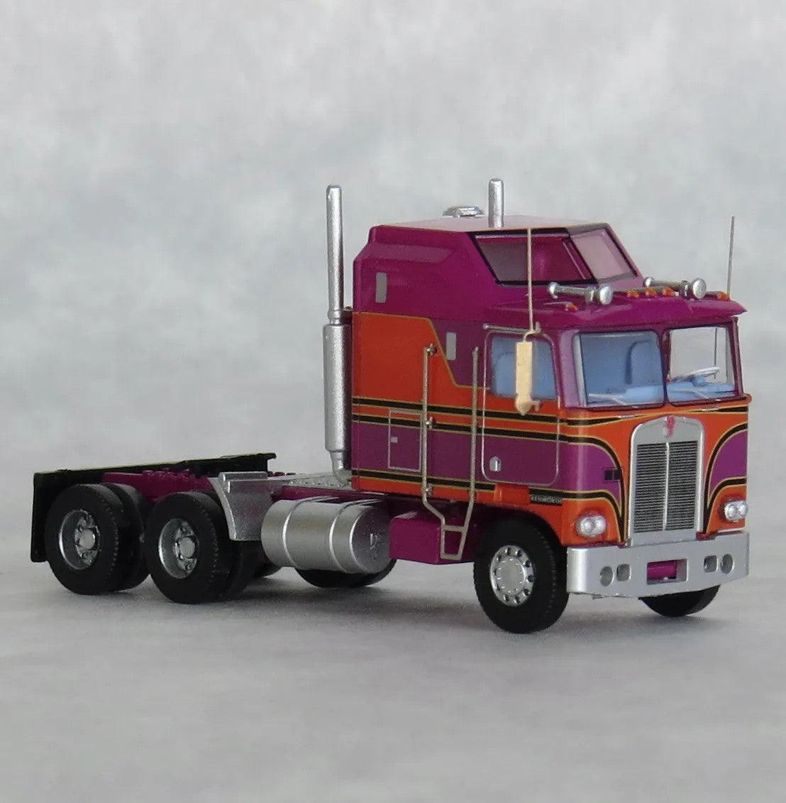 Trainworx N 41063 Kenworth K100 Tractor w/Aerodyne Sleeper Cab Salem Burgundy and Orange