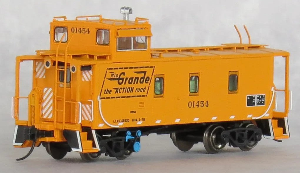 Trainworx N 3140154 DRGW 1400-Series Steel Cupola Caboose Denver & Rio Grande Western 'Orange Caboose' DRGW #01454