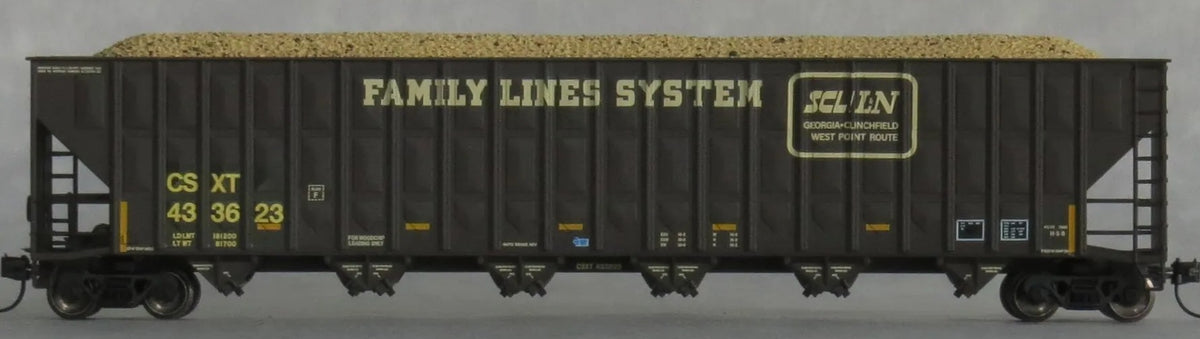 Trainworx N 27024-09 Greenville 7000 Cu Ft Wood Chip Hopper CSXT #433623