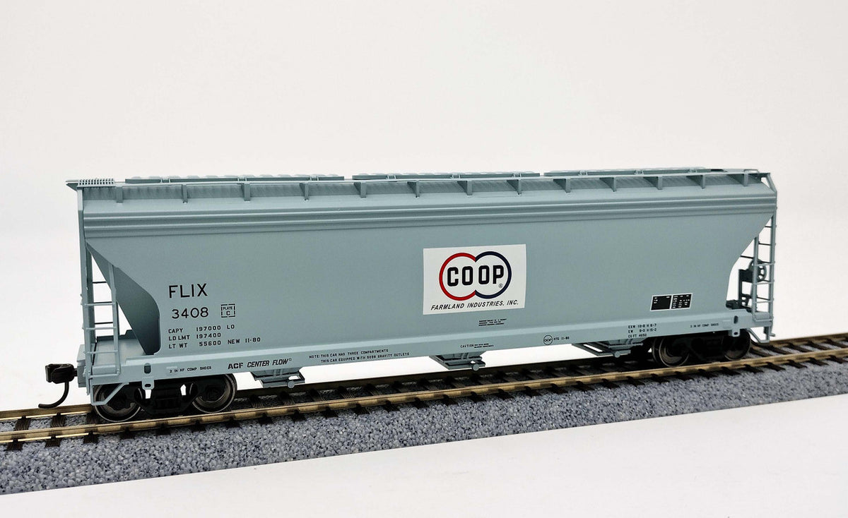 Atlas Master HO 20006944 ACF 4650 Centerflow Hopper Farmland CO-OP FLIX #3433