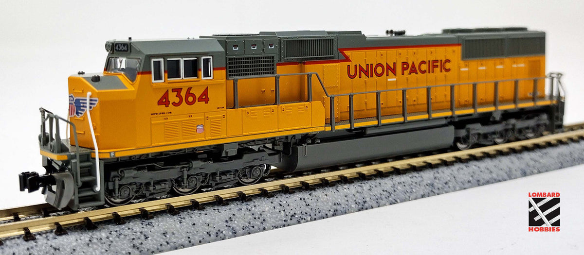 Kato N 176-7615 DCC Ready EMD EMD SD70M Locomotive w/Standard Flat Radiators Union Pacific UP #4364