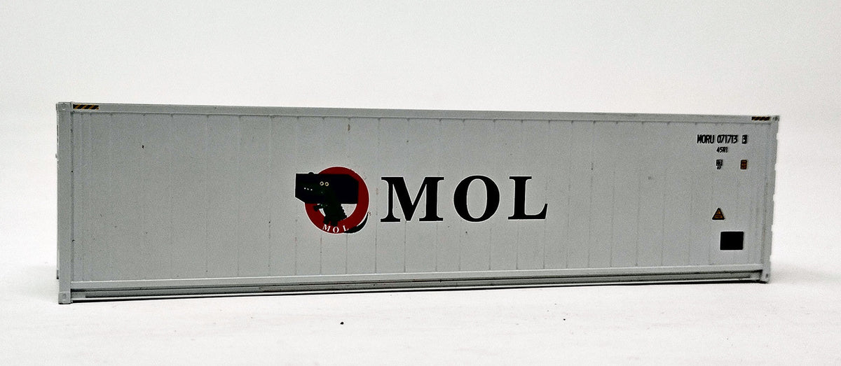 Atlas HO 06516 40' High Cube Refrigerated Container MOL MORU 0717133 - Lombard Hobbies Exclusive