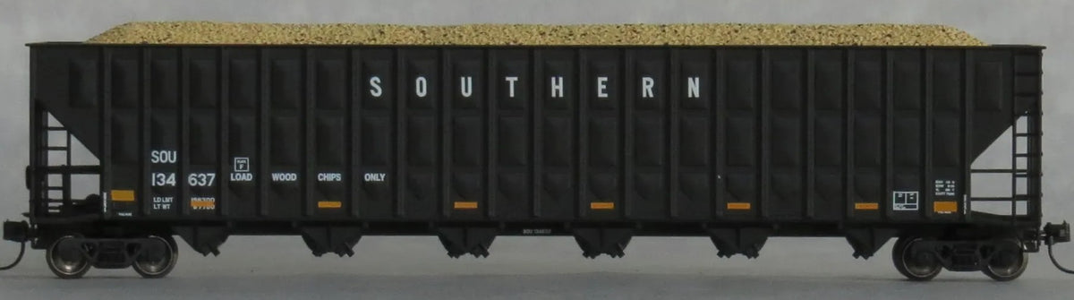 Trainworx N 27035-09 Greenville 7000 Cu Ft Wood Chip Hopper Southern SOU #134637