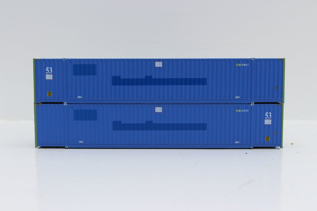 Jacksonville Terminal Company N 535069 53' High Cube Container COFC 'Ex-Pacer' 2-Pack