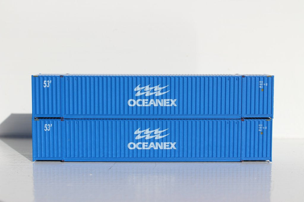 Jacksonville Terminal Company N 535010 53' High Cube Container OCEANEX 2-Pack