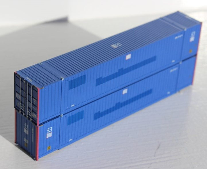Jacksonville Terminal Company N 535038 53' High Cube Container MILESTONE - ex PACER - 2-Pack